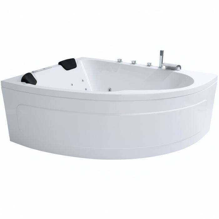 Delta-XL Indoor Whirlpool Badewanne – 25 Massagedüsen, LED, Ozon & Heizung