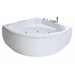 Apollo Premium Indoor Eck - Whirlpool - 24 Massagedüsen, LED, Ozon und Heizung - Caribia