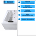 Classic Badewanne für 2 Personen - LED Ambiente, Wasserfall und Kopfstützen - Caribia