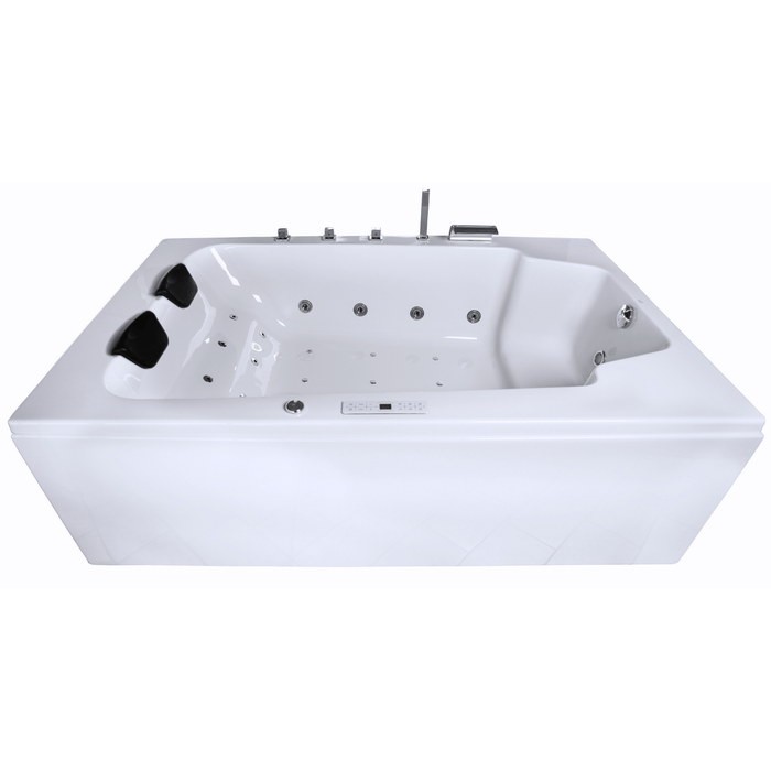 Classic Premium Indoor Whirlpool – 24 Massagedüsen, LED, Ozon & Heizung - Caribia