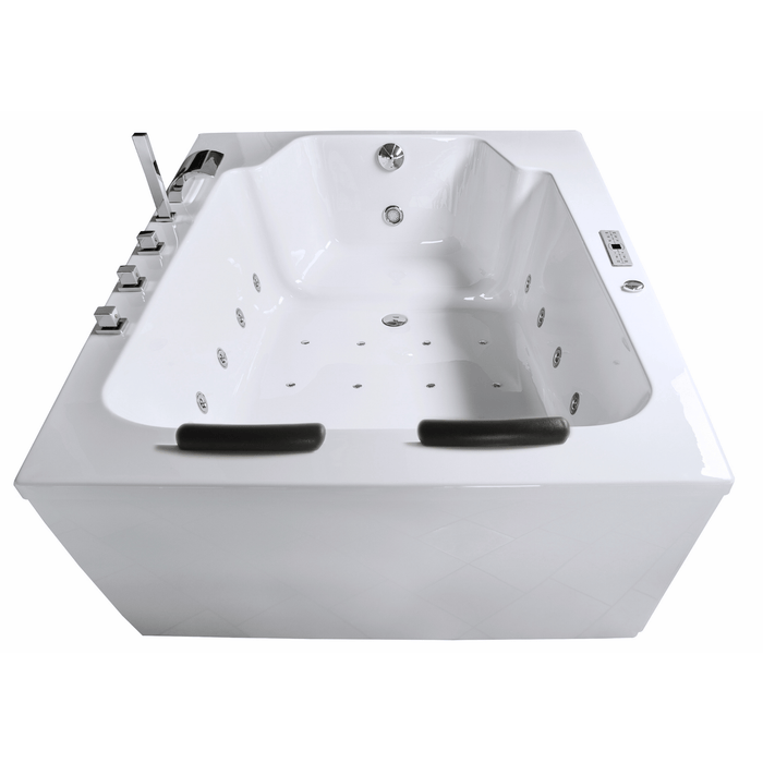 Classic Premium Indoor Whirlpool – 24 Massagedüsen, LED, Ozon & Heizung - Caribia