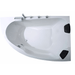 Delta - XL Badewanne für 2 Personen - LED Ambiente, Wasserfall und Kopfstützen - Caribia