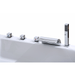 Delta - XL Badewanne für 2 Personen - LED Ambiente, Wasserfall und Kopfstützen - Caribia