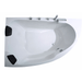 Delta - XL Badewanne für 2 Personen - LED Ambiente, Wasserfall und Kopfstützen - Caribia