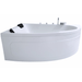 Delta - XL Badewanne für 2 Personen - LED Ambiente, Wasserfall und Kopfstützen - Caribia