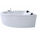 Delta - XL Badewanne für 2 Personen - LED Ambiente, Wasserfall und Kopfstützen - Caribia