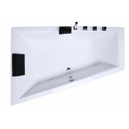 Diagool Badewanne für 2 Personen - LED Ambiente, Wasserfall und Kopfstützen - Caribia