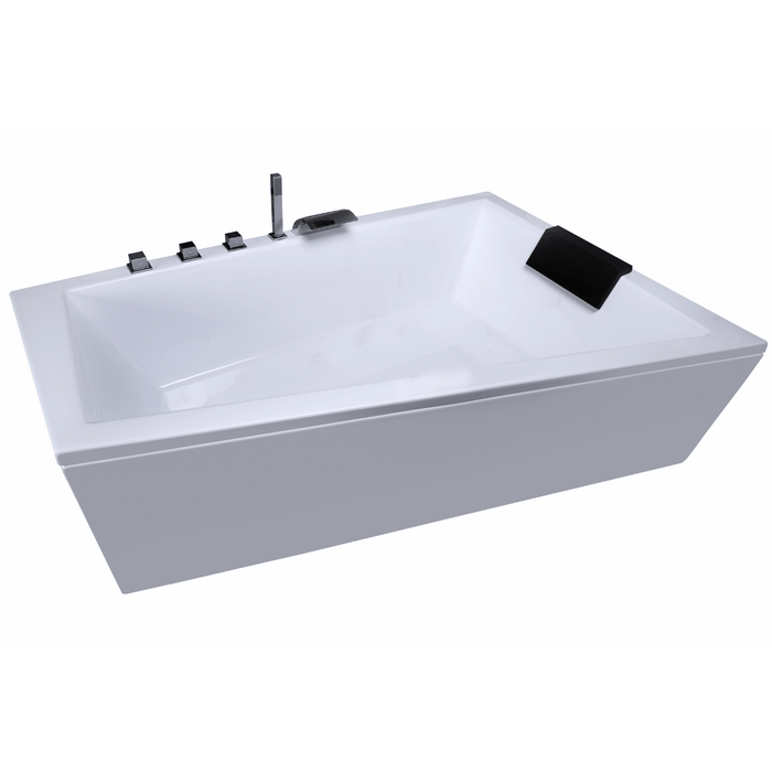Diagool Badewanne für 2 Personen - LED Ambiente, Wasserfall und Kopfstützen - Caribia