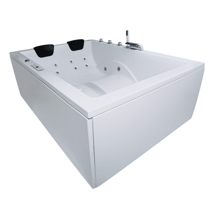 Dynasty Premium (Doppelwanne) Whirlpool – 24 Massagedüsen, LED, Ozon & Heizung - Caribia