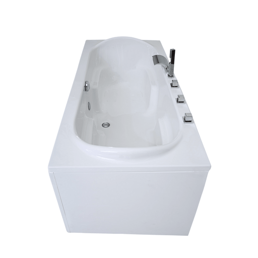 Komfort Badewanne - LED Ambiente, Wasserfall und Kopfstützen - Caribia