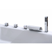 Komfort Badewanne - LED Ambiente, Wasserfall und Kopfstützen - Caribia
