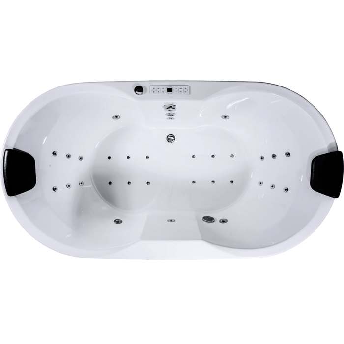 Miami Premium Indoor Whirlpool – 24 Massagedüsen, LED, Ozon & Heizung - Caribia