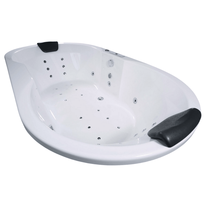 Miami Premium Indoor Whirlpool – 24 Massagedüsen, LED, Ozon & Heizung - Caribia