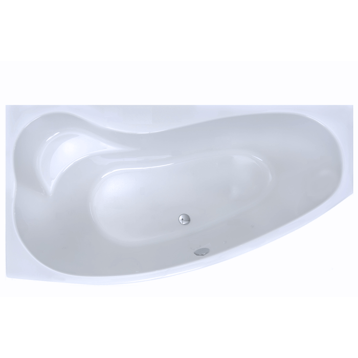 Mini Corner Badewanne für 2 Personen - LED Ambiente und Kopfstützen - Caribia
