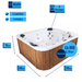 Mini - Splash Outdoor Whirlpool für 3 Personen - Caribia