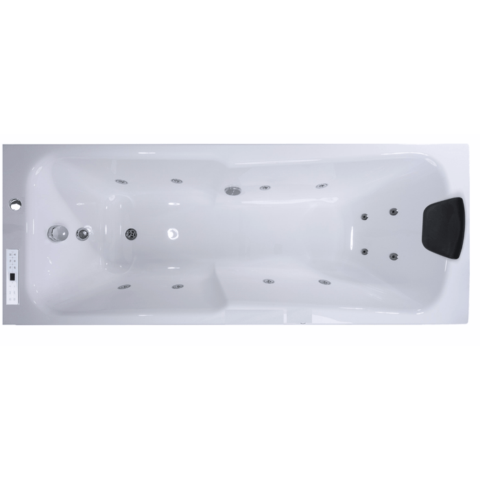 Rhodos Premium Indoor Whirlpool – 24 Massagedüsen, LED, Ozon & Heizung - Caribia