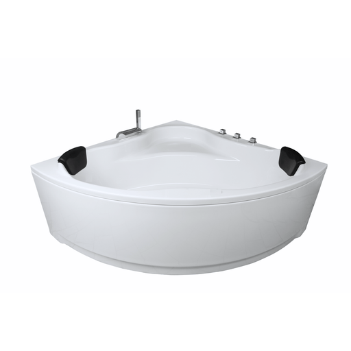 RIO Badewanne für 2 Personen - LED Ambiente, Wasserfall und Kopfstützen - Caribia