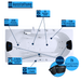 Trento Premium Indoor Whirlpool – 24 Massagedüsen, LED, Ozon & Heizung - Caribia