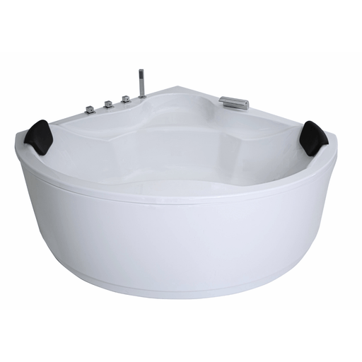Vanaty Badewanne für 2 Personen - LED Ambiente, Wasserfall und Kopfstützen - Caribia
