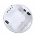 Vidal - XXL Badewanne für 2 Personen - LED Ambiente, Wasserfall und Kopfstützen - Caribia