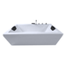 X - Tube Badewanne für 2 Personen - LED Ambiente, Wasserfall und Kopfstützen - Caribia