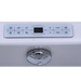 X - Tube Badewanne für 2 Personen - LED Ambiente, Wasserfall und Kopfstützen - Caribia