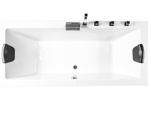 X - Tube Badewanne für 2 Personen - LED Ambiente, Wasserfall und Kopfstützen - Caribia