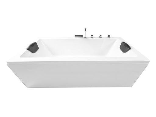 X - Tube Badewanne für 2 Personen - LED Ambiente, Wasserfall und Kopfstützen - Caribia